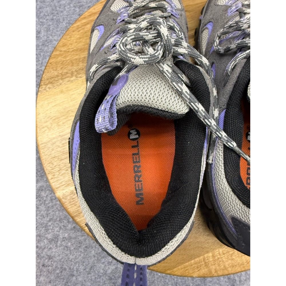 Merrell Women's Taupe and Lavender Hiking Sneakers - Picture 10 of 12